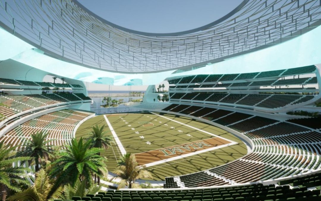Miami Hurricanes Released Renderings For Proposed Stadium At Tropical Park